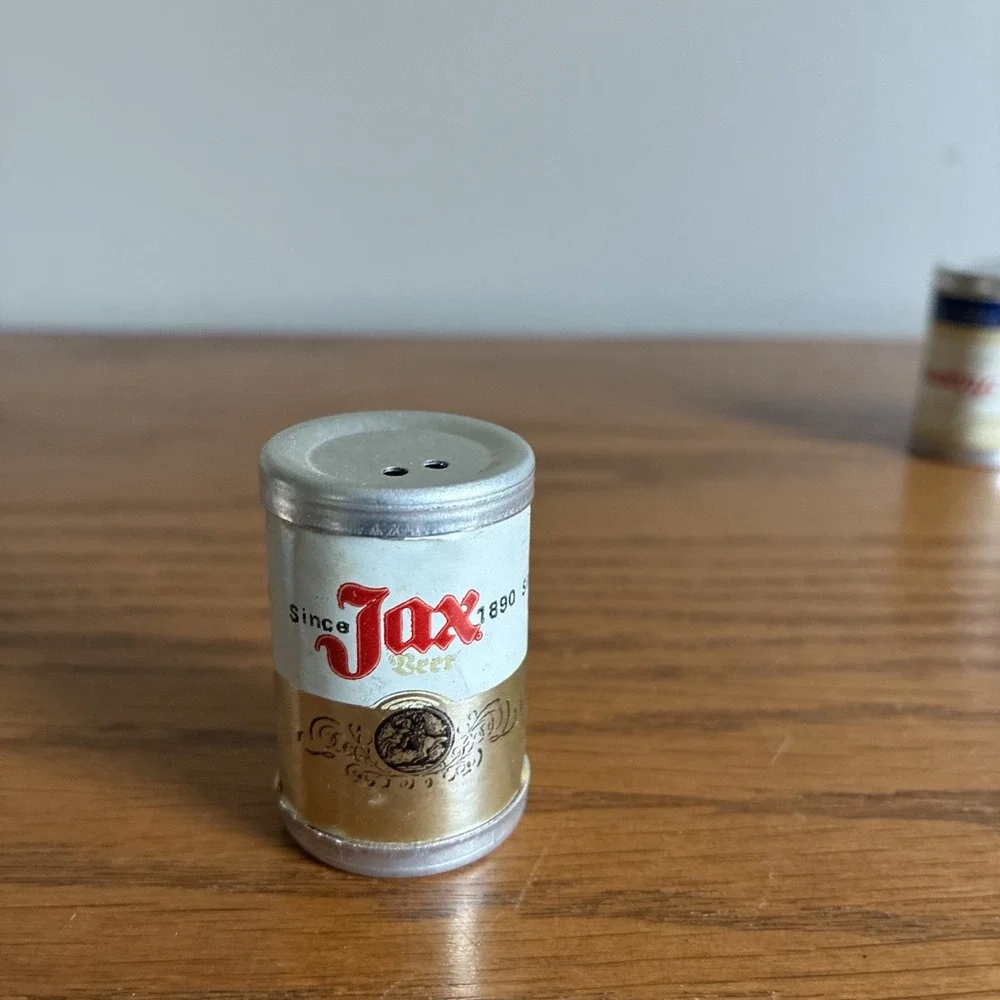 Vintage Mini Beer Can Salt & Pepper Shakers Lot Of 10 Novelty 60s 70s Rare